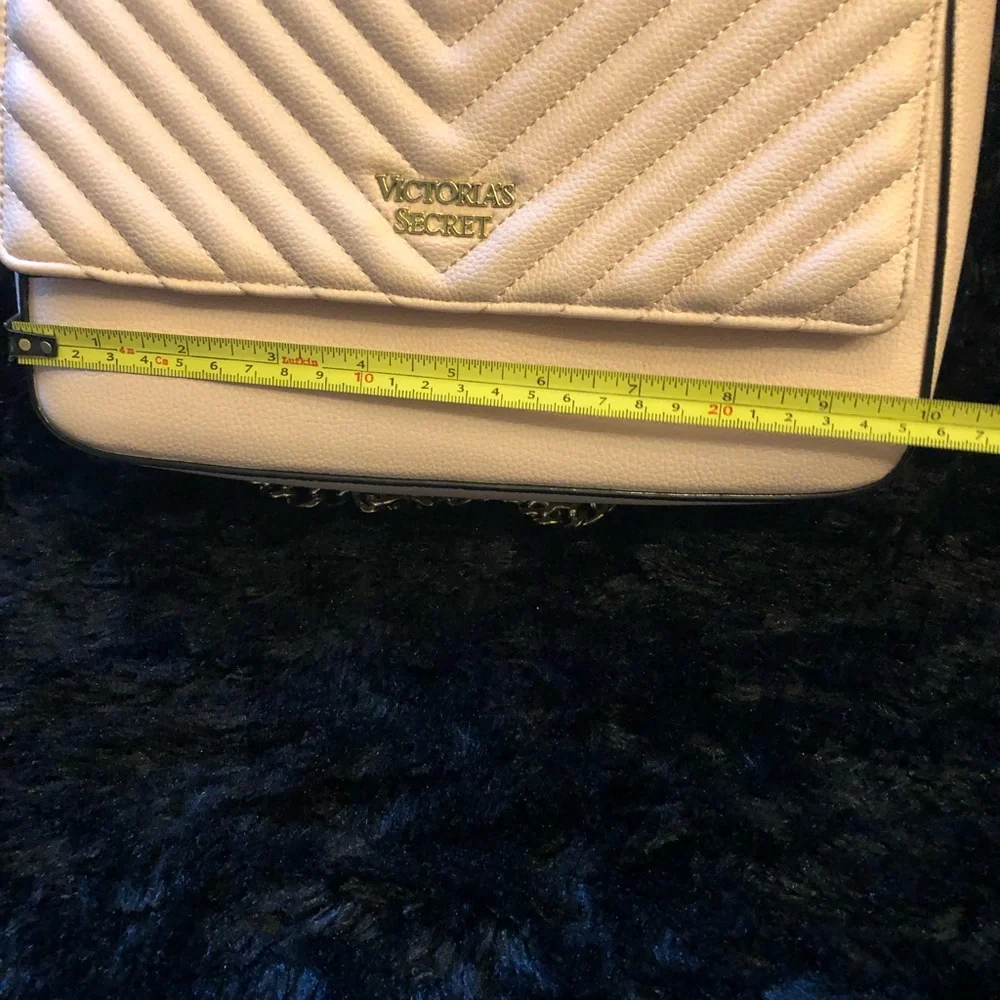 Victorias Secret Genuine Leather Pebbled  Crossbody Shoulder Bag - Picture 14 of 16